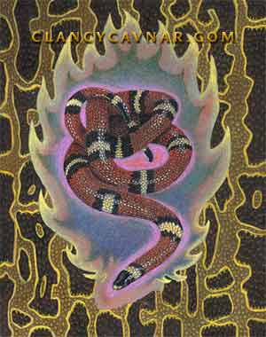 Purple Flame Snake